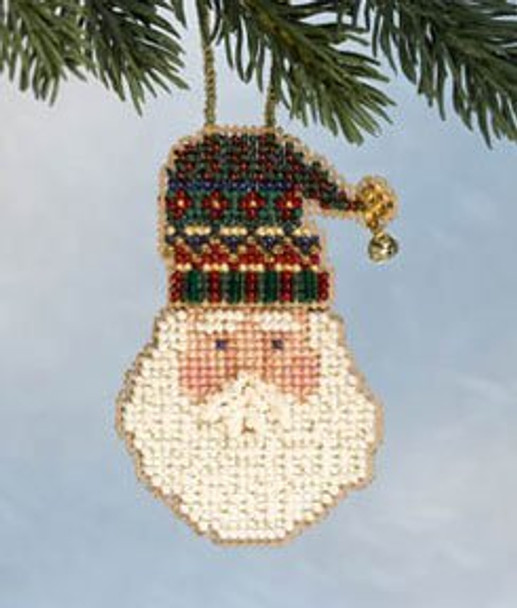 MH166301 Mill Hill Charmed Ornament Kit Santa's Hat (2006)