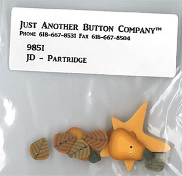 Just Another Button Company Partridge Button Pk (9851.G)