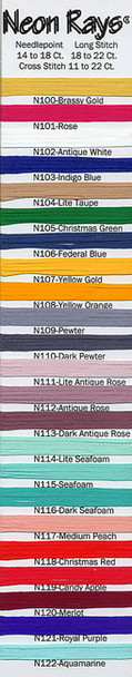 Rainbow Gallery Neon Rays N108 Yellow Orange