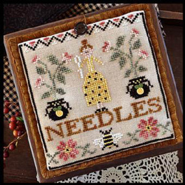Pretty In Perle-Needle Lady Pocket 71 x 71 Little House Needleworks  14-1541