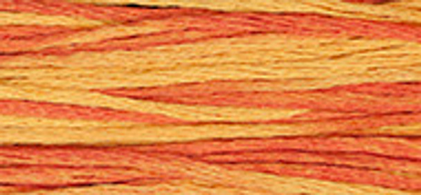 6-Strand Cotton Floss Weeks Dye Works 2235 Blaze