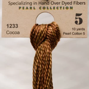 Pearl Cotton 5 1233 Cocoa Weeks Dye Works