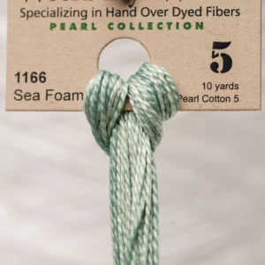 Pearl Cotton 5 1166 Sea Foam Weeks Dye Works