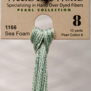 Pearl Cotton 8 1166 Sea Foam Weeks Dye Works 