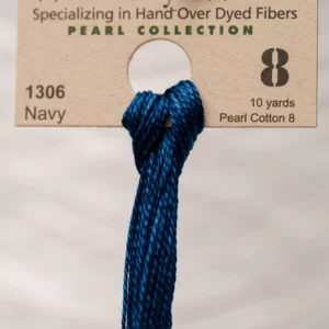 Pearl Cotton 8 1306 Navy  Weeks Dye Works 