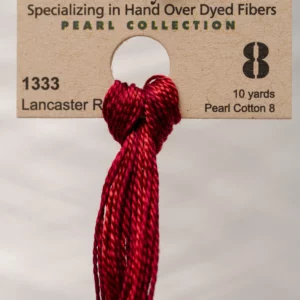 Pearl Cotton 8 1333 Lancaster Red Weeks Dye Works