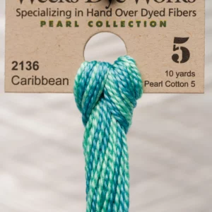 Pearl Cotton 5 2136	 Caribbean Weeks Dye Works