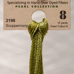 Pearl Cotton 8 2196 Scuppernong Weeks Dye Works