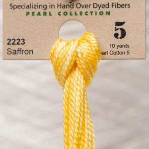 Pearl Cotton 5 2223	 Saffron Weeks Dye Works