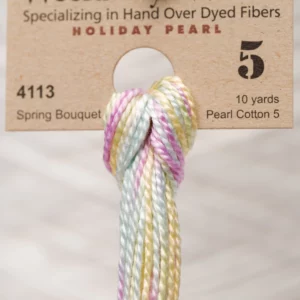 Pearl Cotton 5 4113 Spring Bouquet Weeks Dye Works