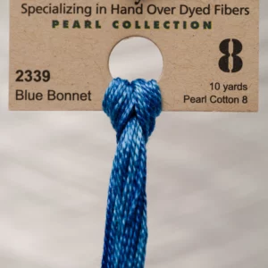 Pearl Cotton 8 2339 Blue Bonnet Weeks Dye Works 