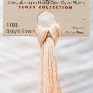 6-Strand Cotton Floss Weeks Dye Works 1103	 Baby's Breath