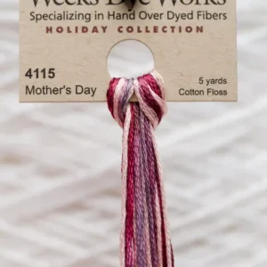 6-Strand Cotton Floss Weeks Dye Works 4115 Mother's Day