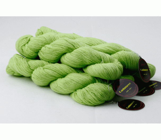 C251 Jojoland Cashmere PASTEL GREEN 2 PLY CASHMERE