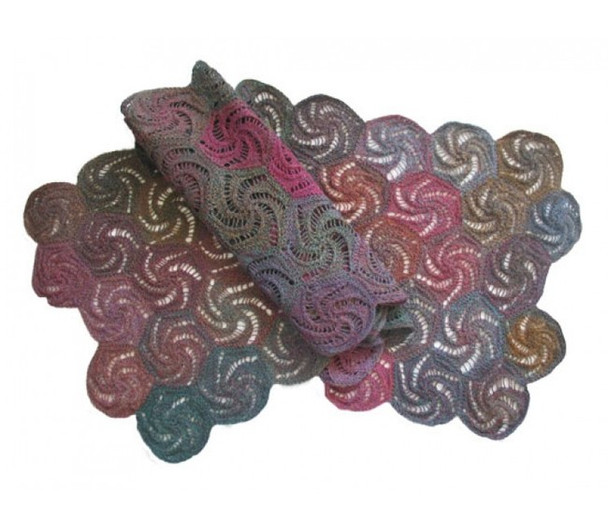 P-MS27-02 Jojoland Knitting Pattern Swirl Shawl