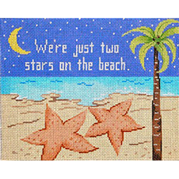 560 WDS We're just two stars...beach 8 x 10 13 Mesh Patti Mann 