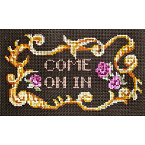 2711 WDS Come on in, on black or in pinks 5 x 7 13 Mesh Patti Mann 