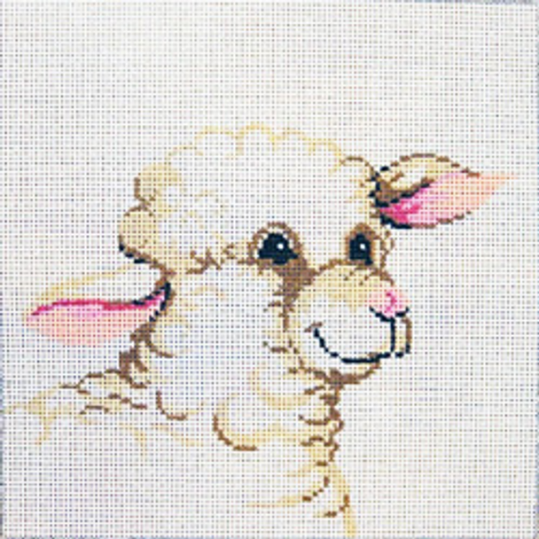 5012 JUV cute sheep 8 x8 13 Mesh Patti Mann 