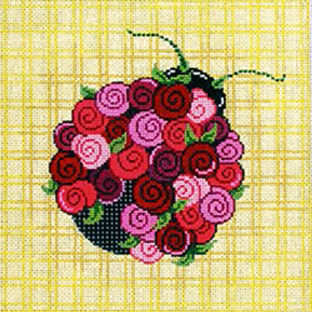 8286 PP floral ladybug 10 x 10 13 Mesh Patti Mann 