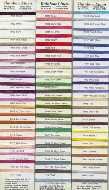 R401 Black Rainbow Gallery Rainbow Linen