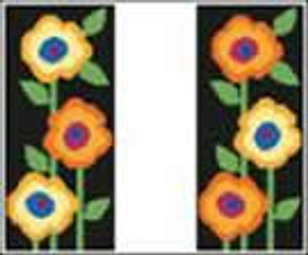 306B Contemporary Floral Reader EGC 7.3 x 6.5 18 Mesh NEEDLEDEEVA