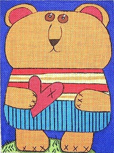 Maggie & Co. M-916 Bear in Love © Frank Bielec 6 x 8 18M With Stitch Guide