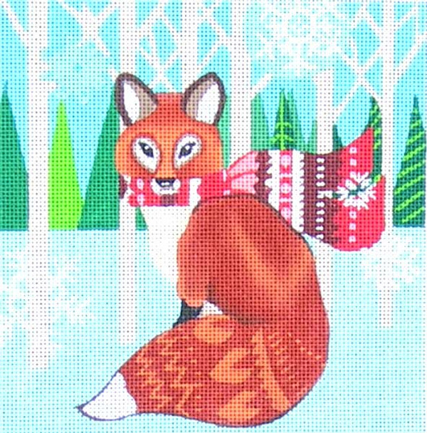 Maggie & Co. M-1671 Woodland Fox © Jennifer Brinley			6 x 6" 18 Mesh