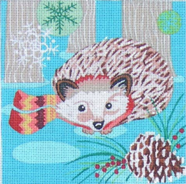 Maggie & Co. M-1672 Woodland Hedgehog © Jennifer Brinley 6 x 6" 18 Mesh