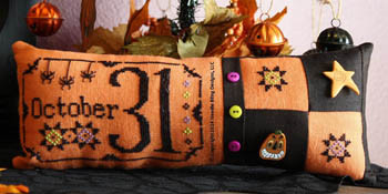 zNBD20  Halloween Night 49h x 79w Needle Bling Designs