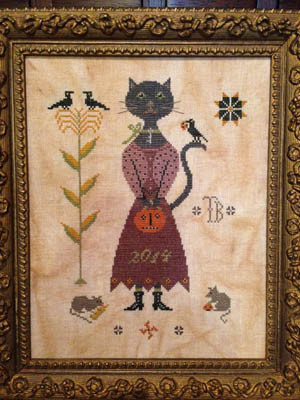 Miss Isabelle Black 114w x 151h Scattered Seed Samplers 14-2376