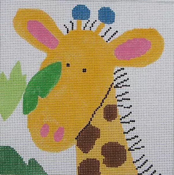 5b2 Jean Smith Designs Large New Zoo Giraffe  8" Square 13 Mesh 