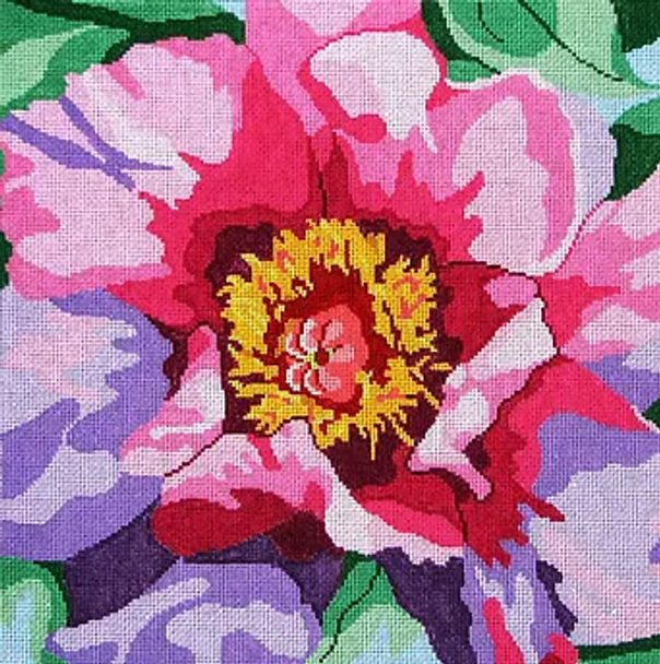 10d Jean Smith Designs Tree Peony Princess 14" Square  13 Mesh    