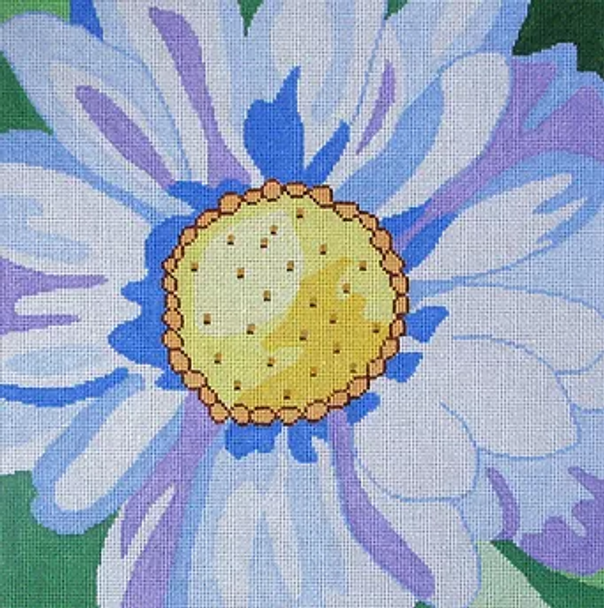 56g Jean Smith Designs WHITE DAISY, 14" sq., 13 mesh