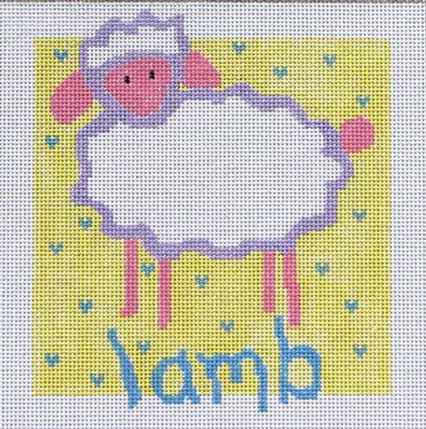 105b Jean Smith Designs Lamb  8 x 8 13 mesh