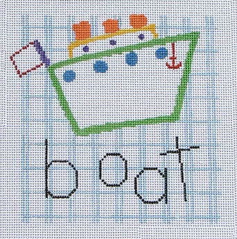 105k Jean Smith Designs Boat 8 x 8 13 mesh