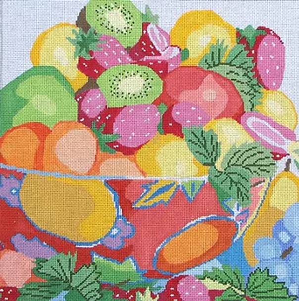109 Jean Smith Designs Fabulous Fruit Bowl 14" Square 13  mesh