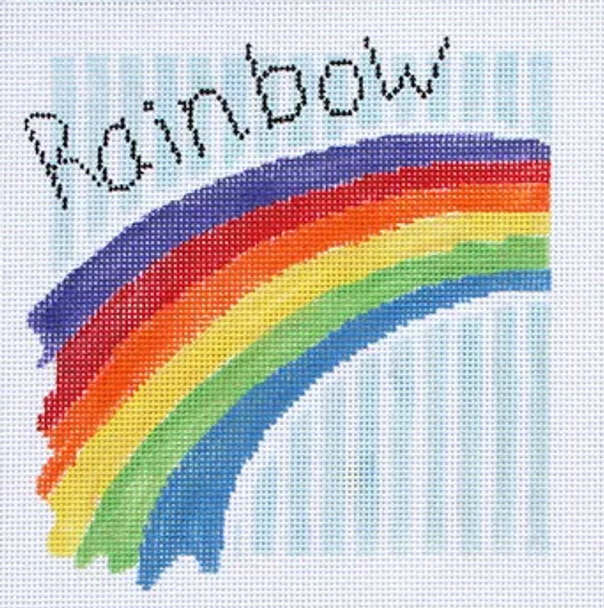 119n Jean Smith Designs Rainbow 8" x 8" 13 mesh