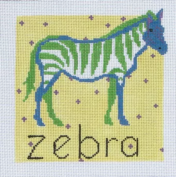 120p Jean Smith Designs Zebra 8" x 8" 13 mesh