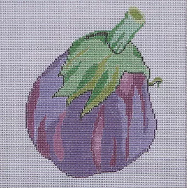 126f Jean Smith Designs SMALL EGGPLANT 8" sq., 13 mesh