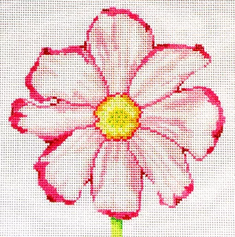 139b24 Jean Smith Designs SIMPLY FLOWER Cosmos 8" sq., 13 mesh