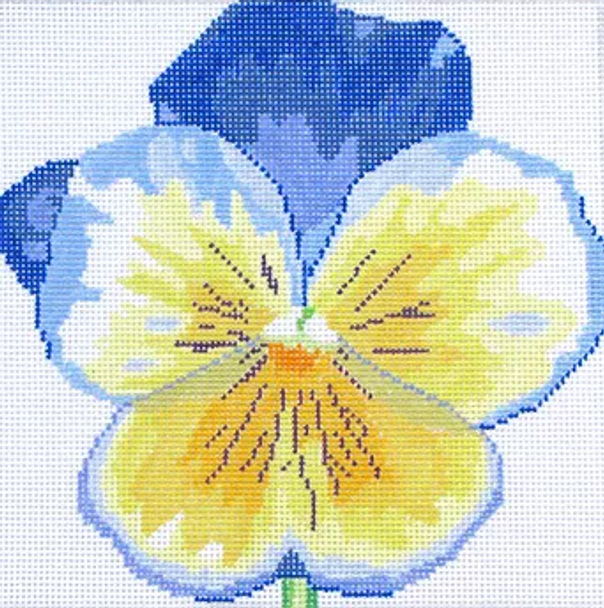 139b14 Jean Smith Designs SIMPLY FLOWER Pansy  8" sq., 13 mesh