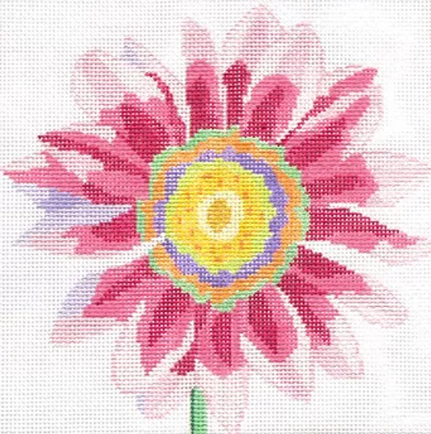 139b18 Jean Smith Designs SIMPLY FLOWER Dazzle Daisy 8" sq., 13 mesh