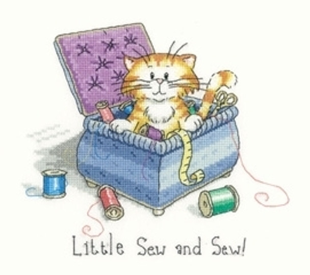 Heritage Crafts HC1049 Little Sew & Sew - Cats Rule by Peter Underhill