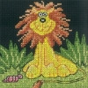 HC1184 Lion  Cross Stitch Critters  by Karen Carter Heritage Crafts