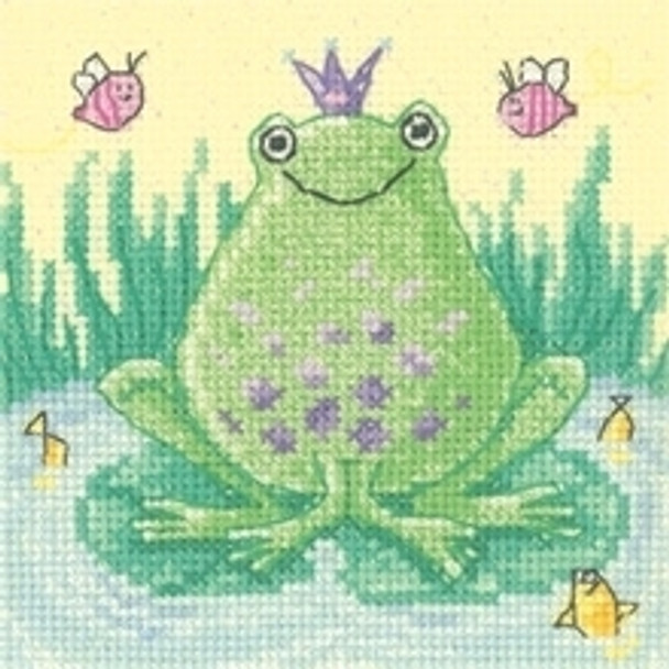 HC1186 Frog Cross Stitch Critters  by Karen Carter Heritage Crafts