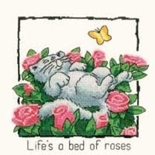 HC912 A Bed Of Roses by Peter Underhill - Cats-Rule! Heritage Crafts