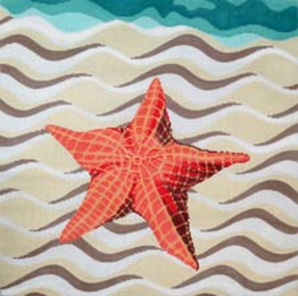 Pillow/Wall Hanging C-439d Sandy Starfish 16 x 16 13 Meredith Collection