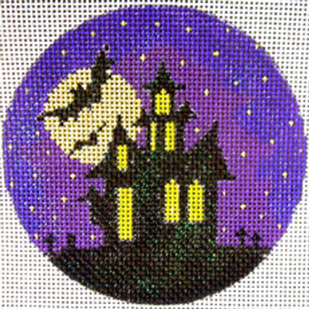 XO-191b Haunted House 5" Round 13 Mesh The Meredith Collection