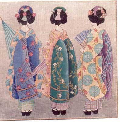 1240 Kimono’s 18 Mesh 16 x 16 Treglown Designs