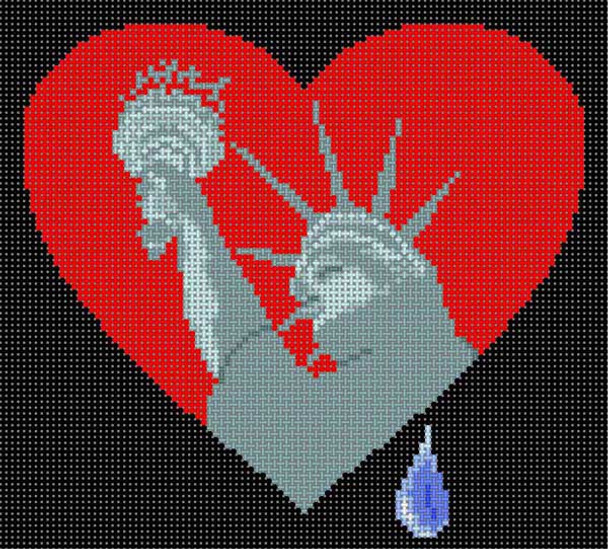 G-591 Statue of Liberty 13 Mesh 7x8 Treglown Designs